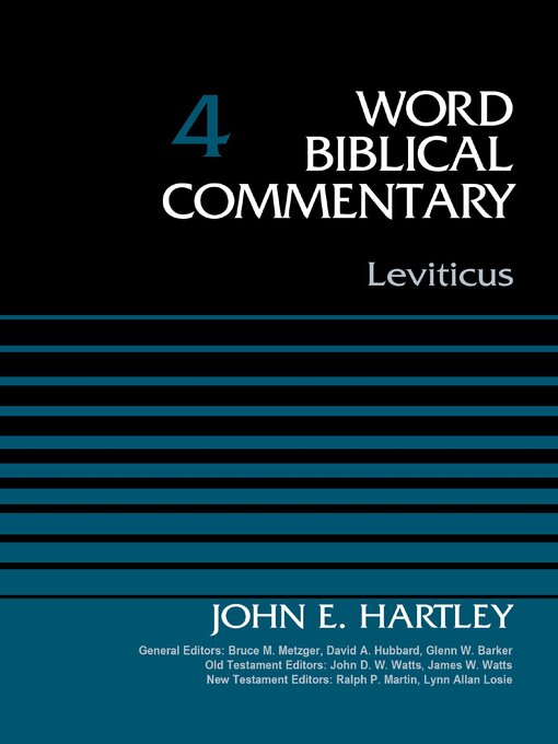 Title details for Leviticus, Volume 4 by Dr. John Hartley - Available